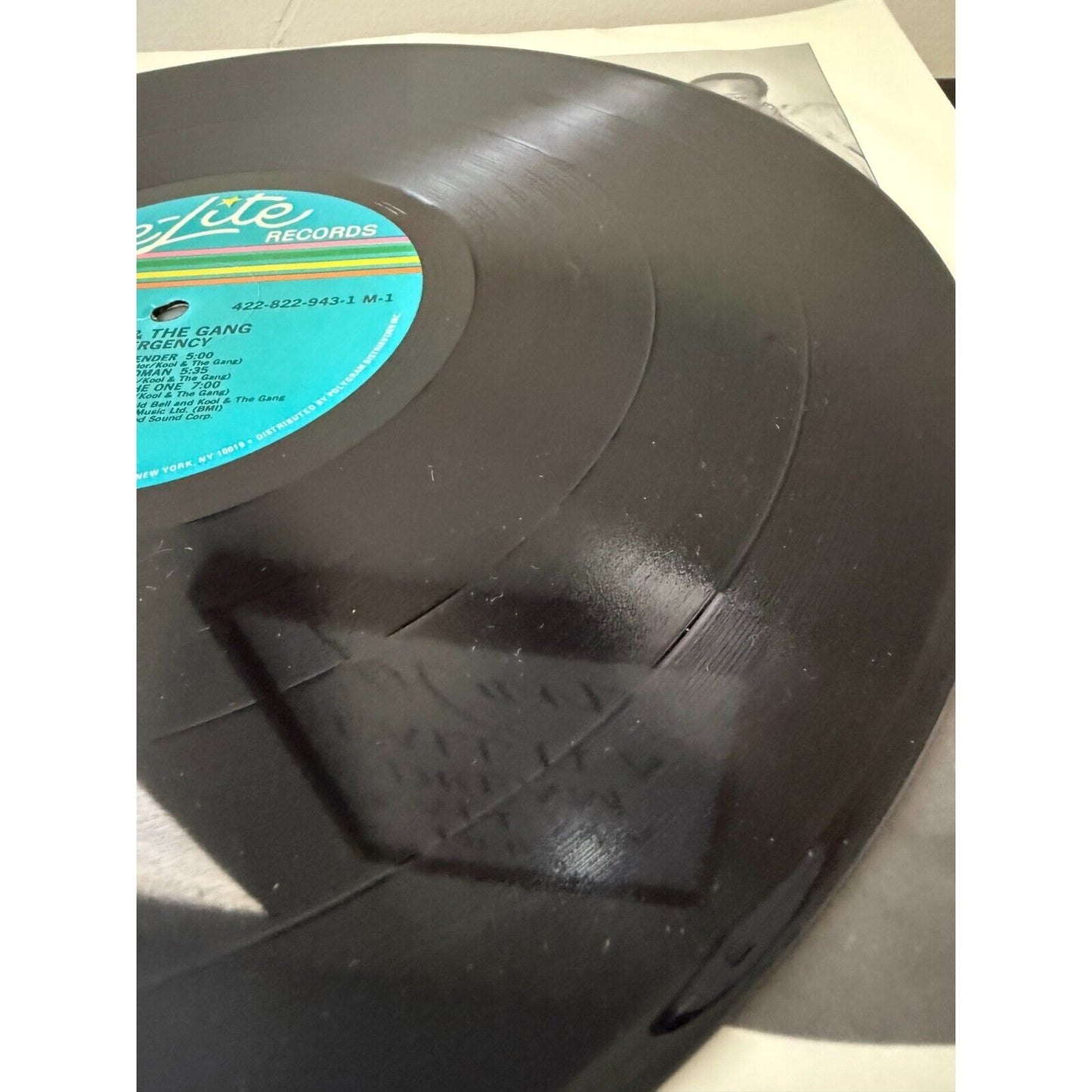 Kool and the Gang Emergency Vinyl LP 1984 De-Lite Records Classic Funk Disco