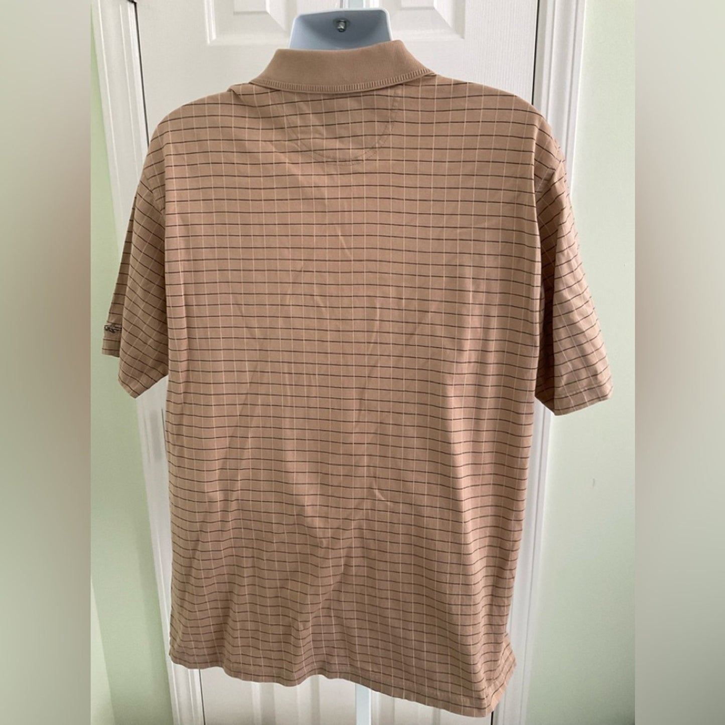 Greg Norman Collection Tan Polo Shirt Classic Design
