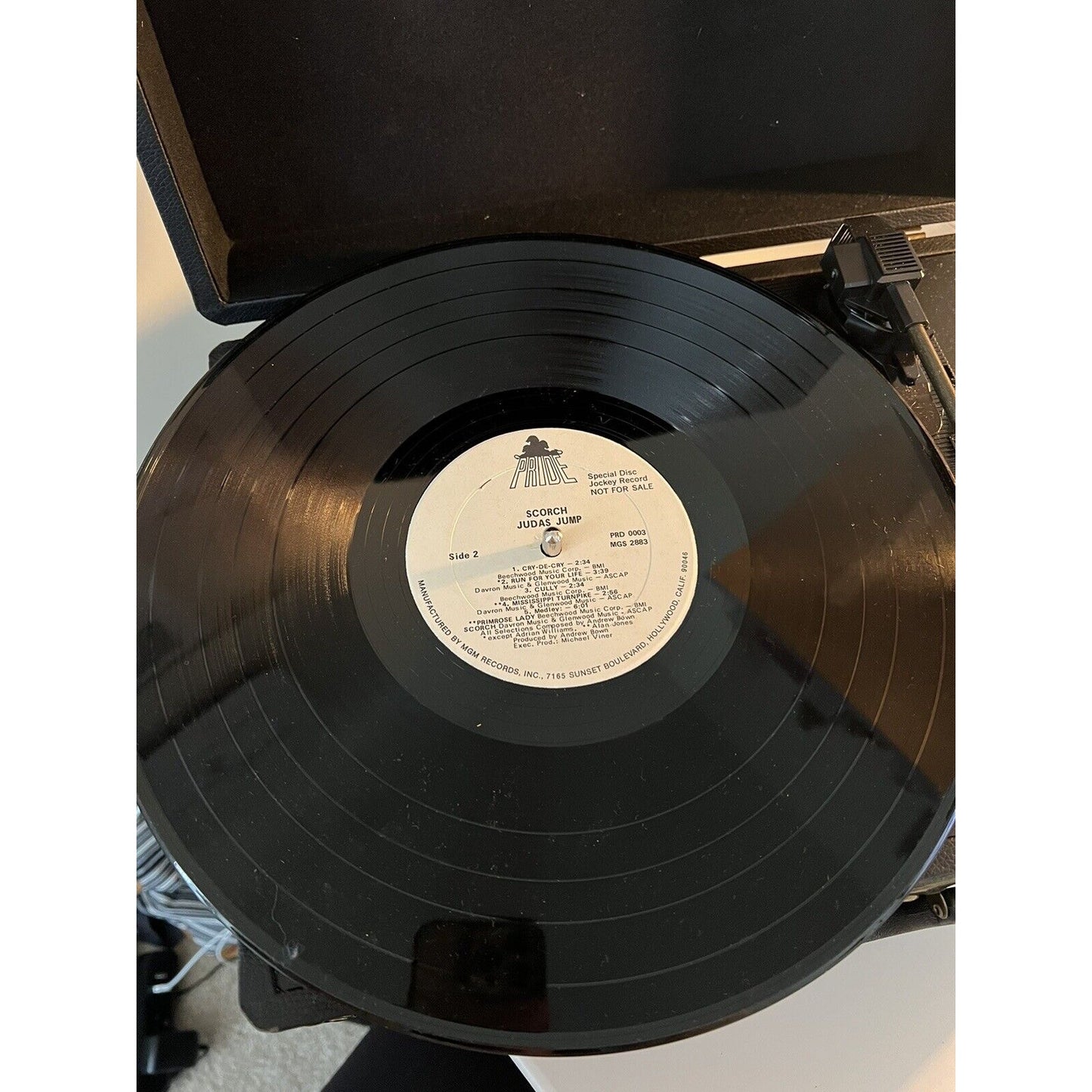 JUDAS JUMP: Scorch US ’72 Vinyl LP - DJ Copy - Rare find