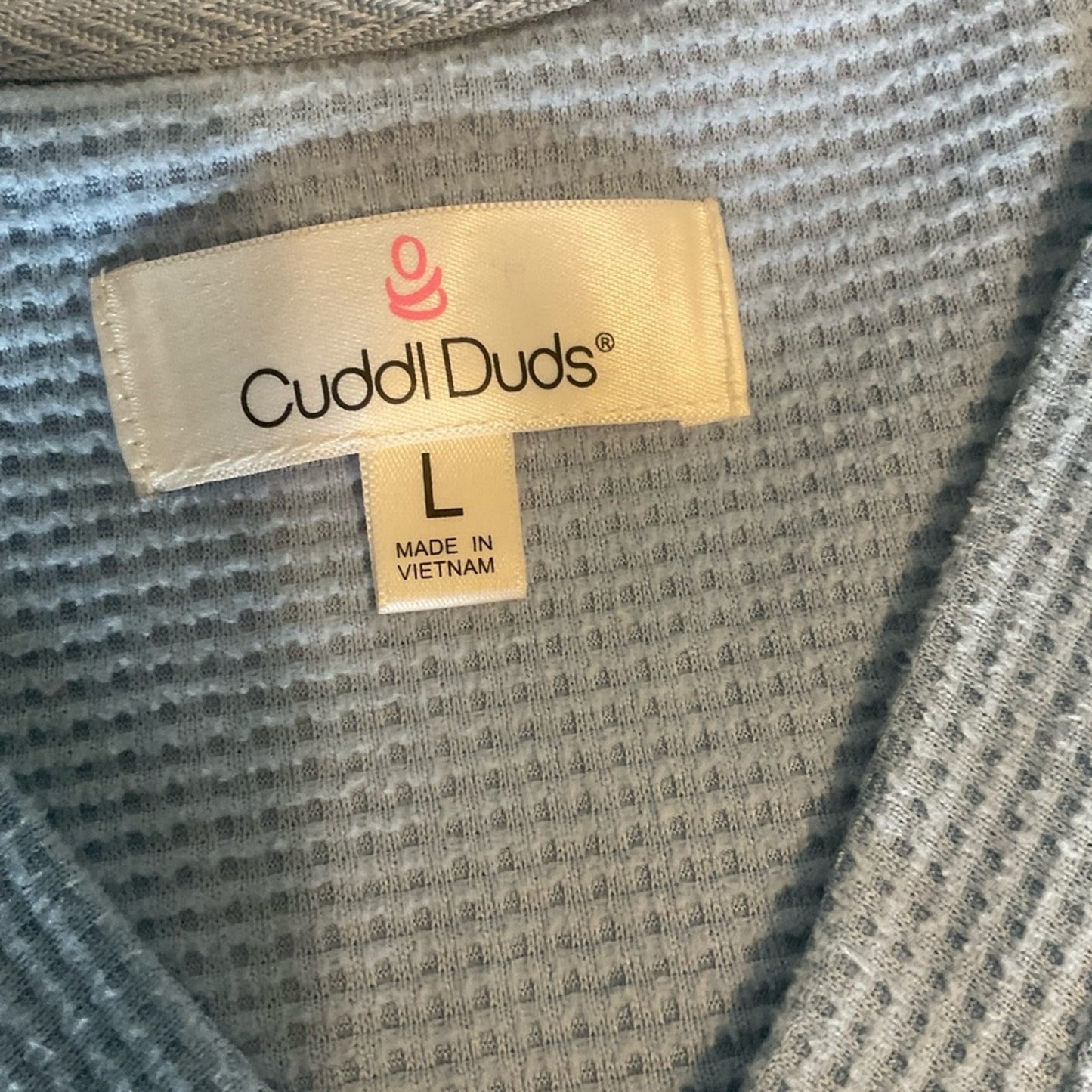 Cuddl Duds Sky Blue V-Neck Pajamas