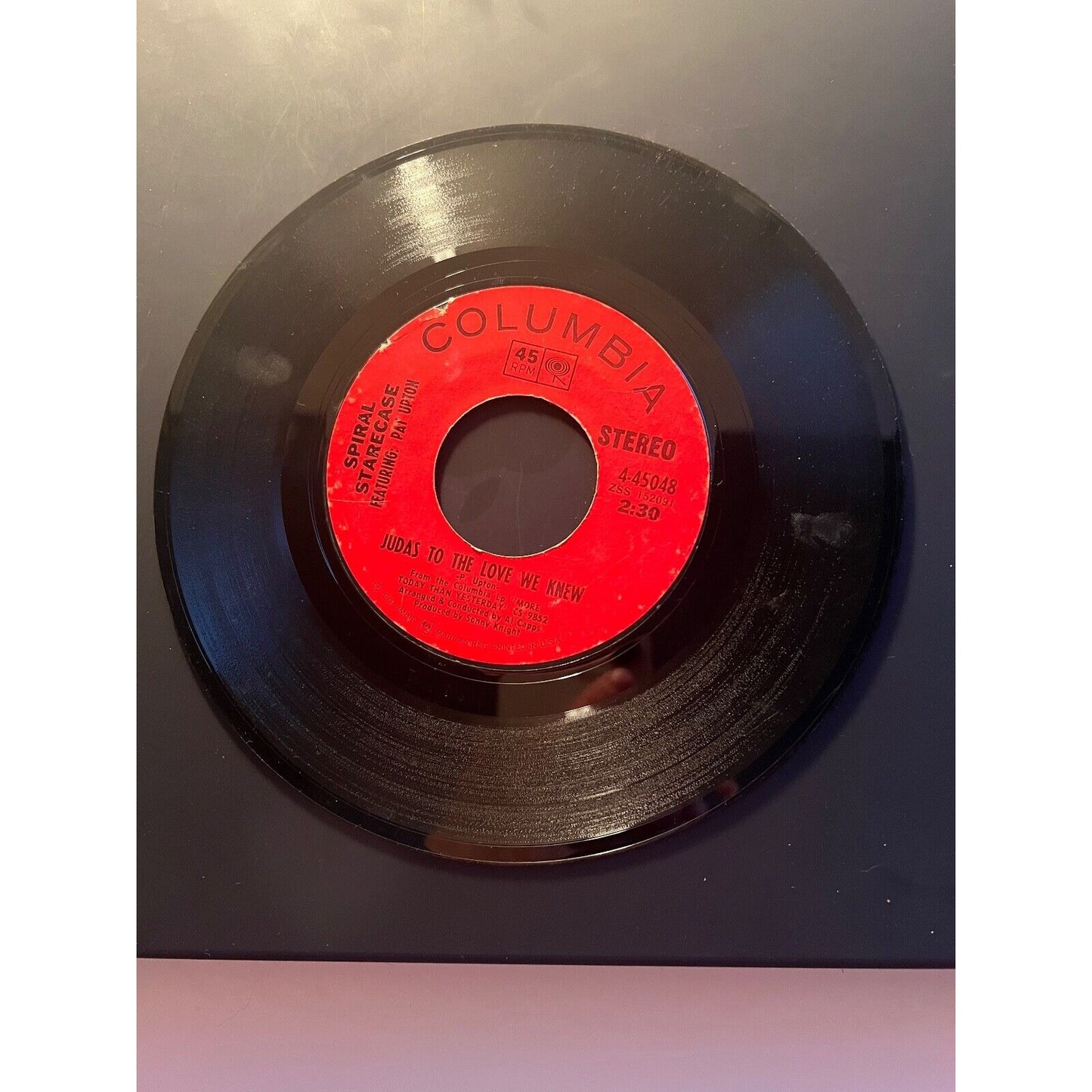 SSPIRAL STARECASE She's Ready / Judas To The Love We COLUMBIA 45048 45 VINYL 7"