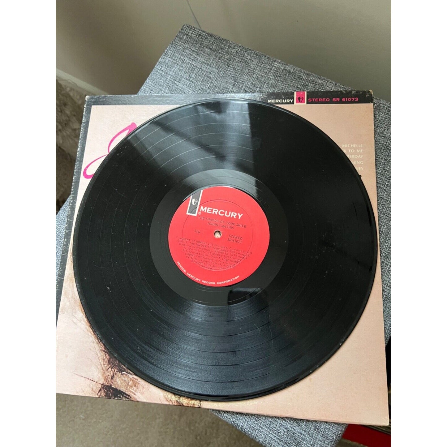 Johnny Mathis - The Shadow Of Your Smile - SR 61073 Vinyl Record LP