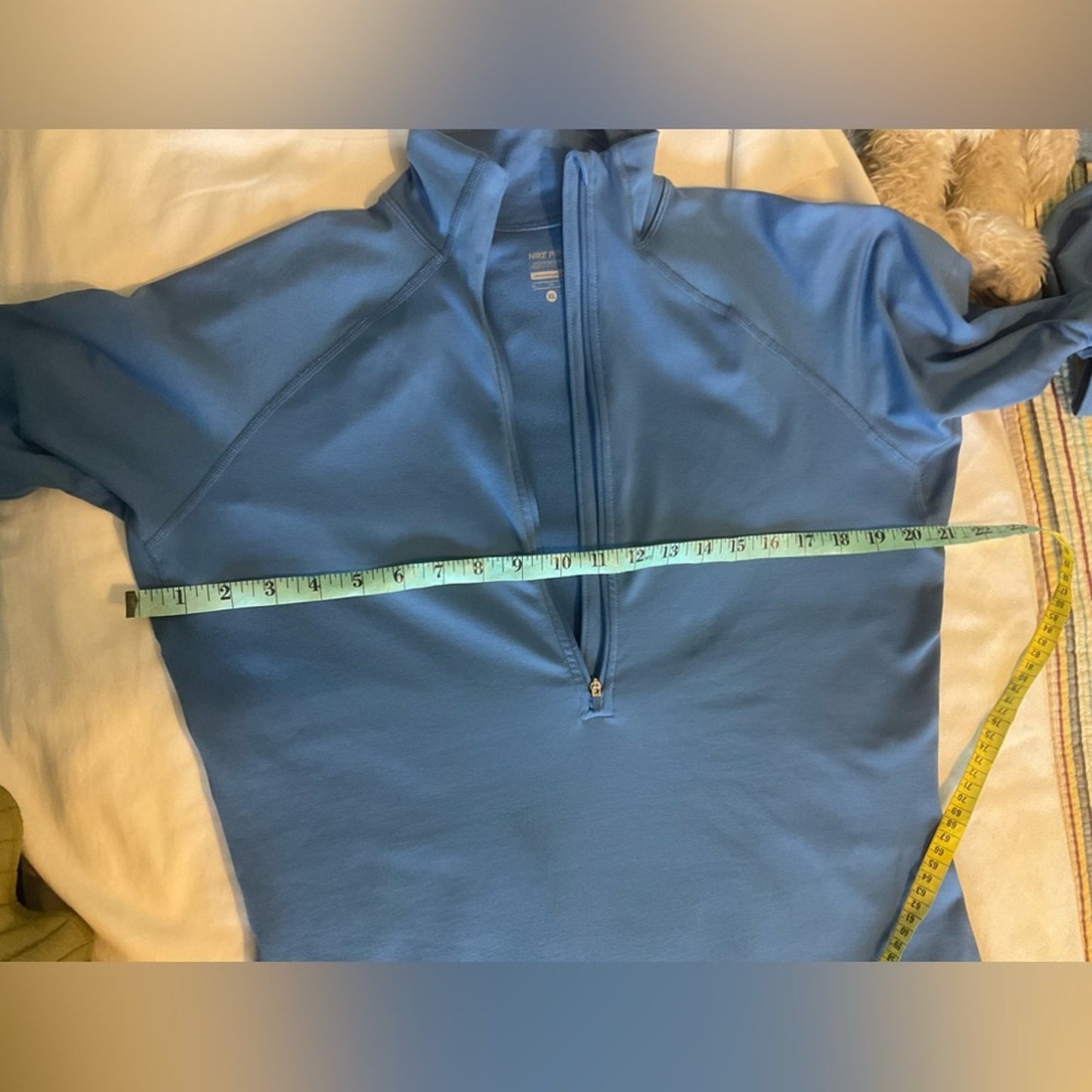 Nike Pro Blue Long Sleeve Top