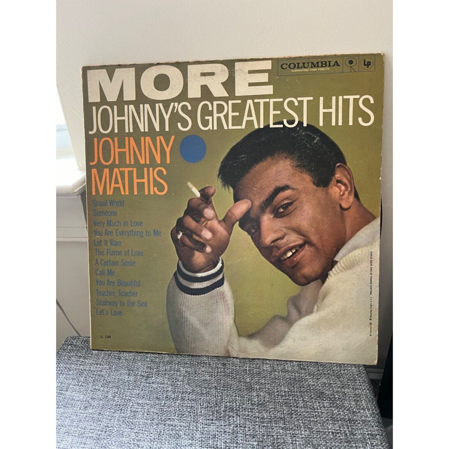 Johnny Mathis Columbia Vinyl Record LP 33 Standards More Johnny’s Greatest Hits