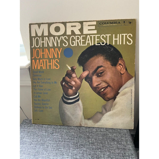 Johnny Mathis Columbia Vinyl Record LP 33 Standards More Johnny’s Greatest Hits