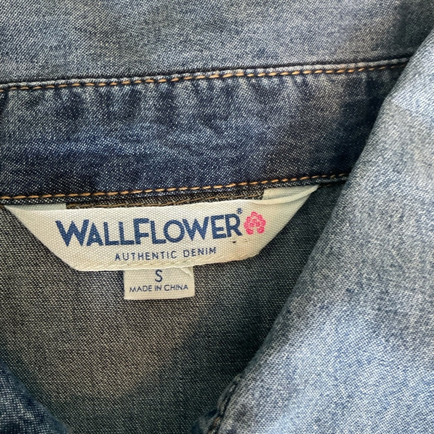 Wall Flower Denim Dress/Tunic