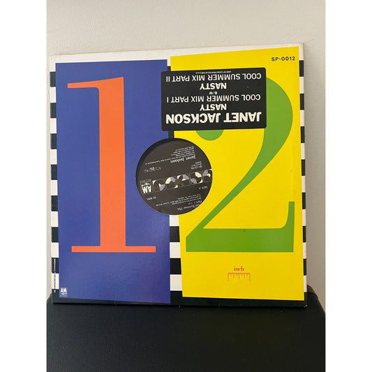 Janet Jackson - Nasty (Cool Summer Mix) (1986) Vinyl 12" Single • Control