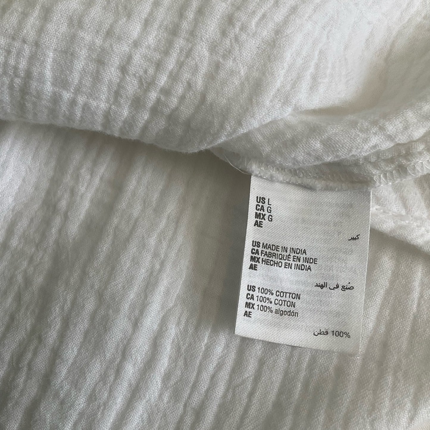 Style & Co. White Textured Blouse