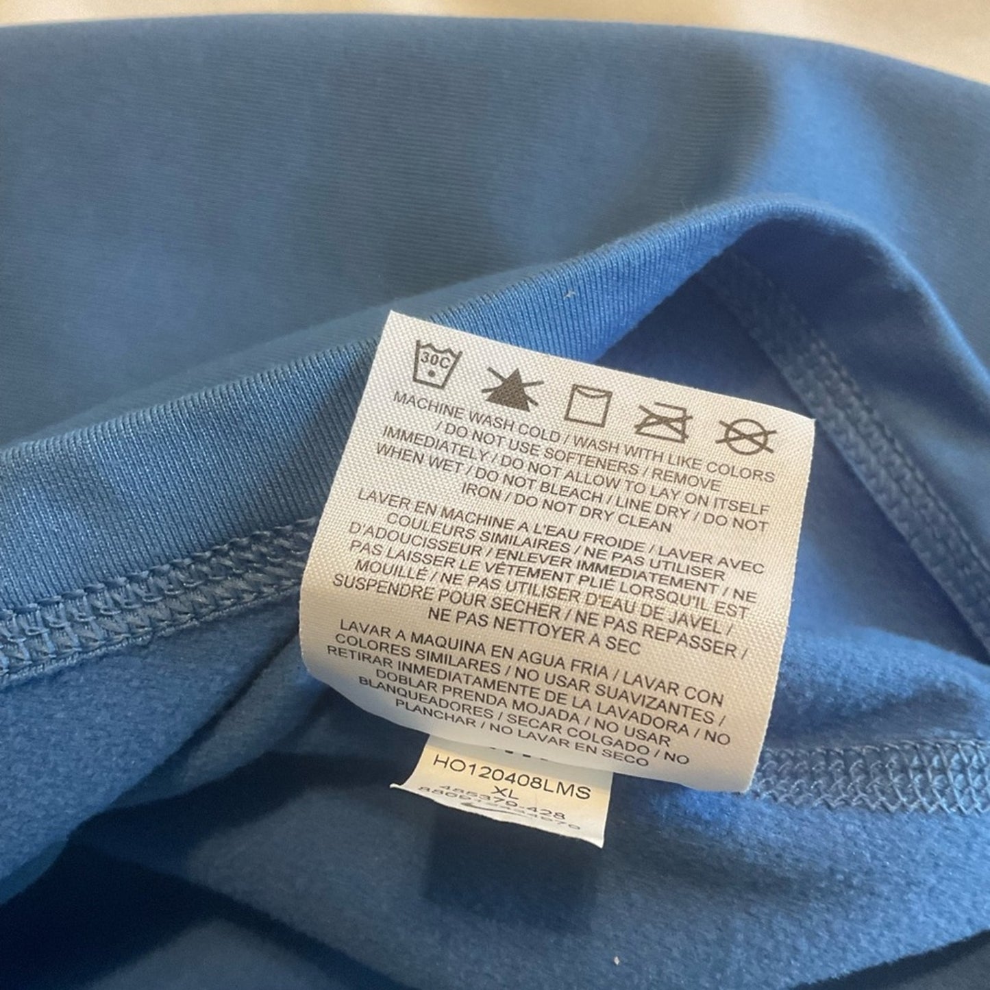Nike Pro Blue Long Sleeve Top