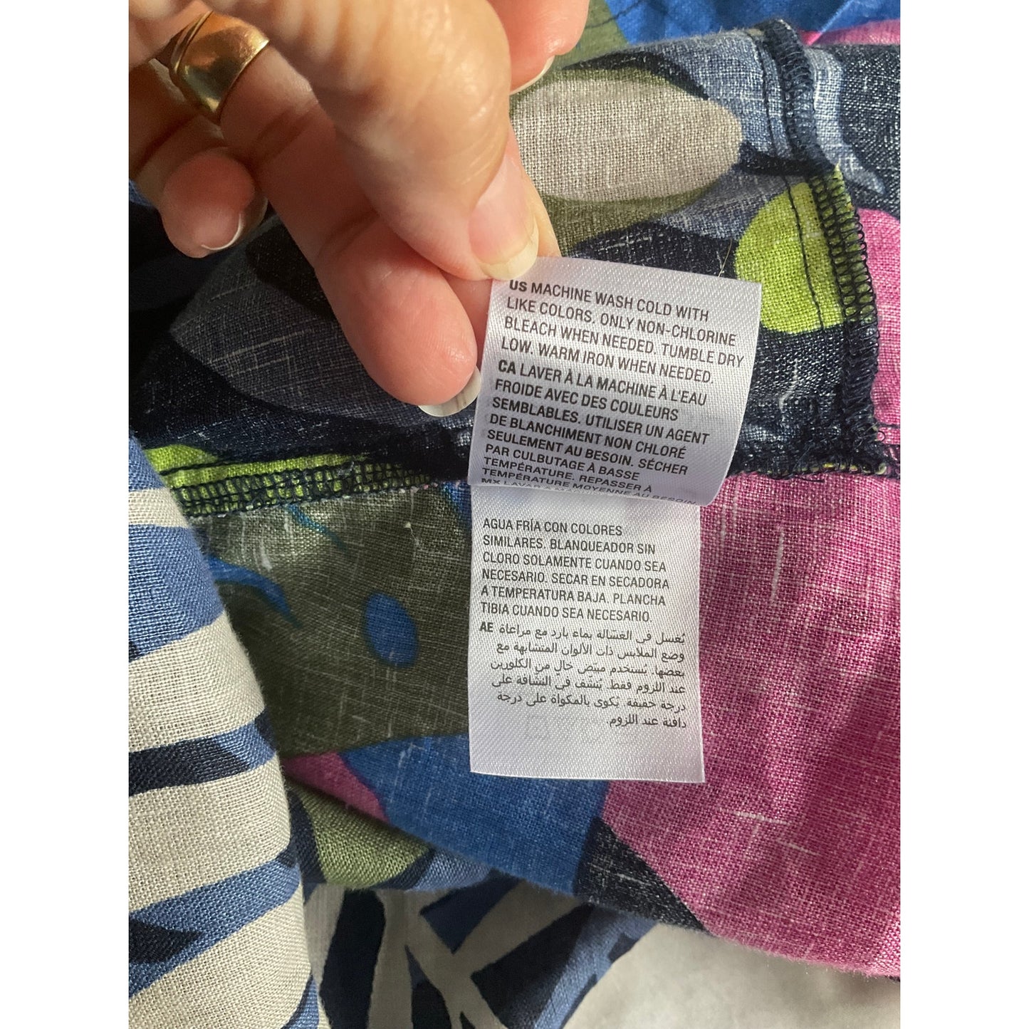 Charter Club Multicolor Sleeveless Dress