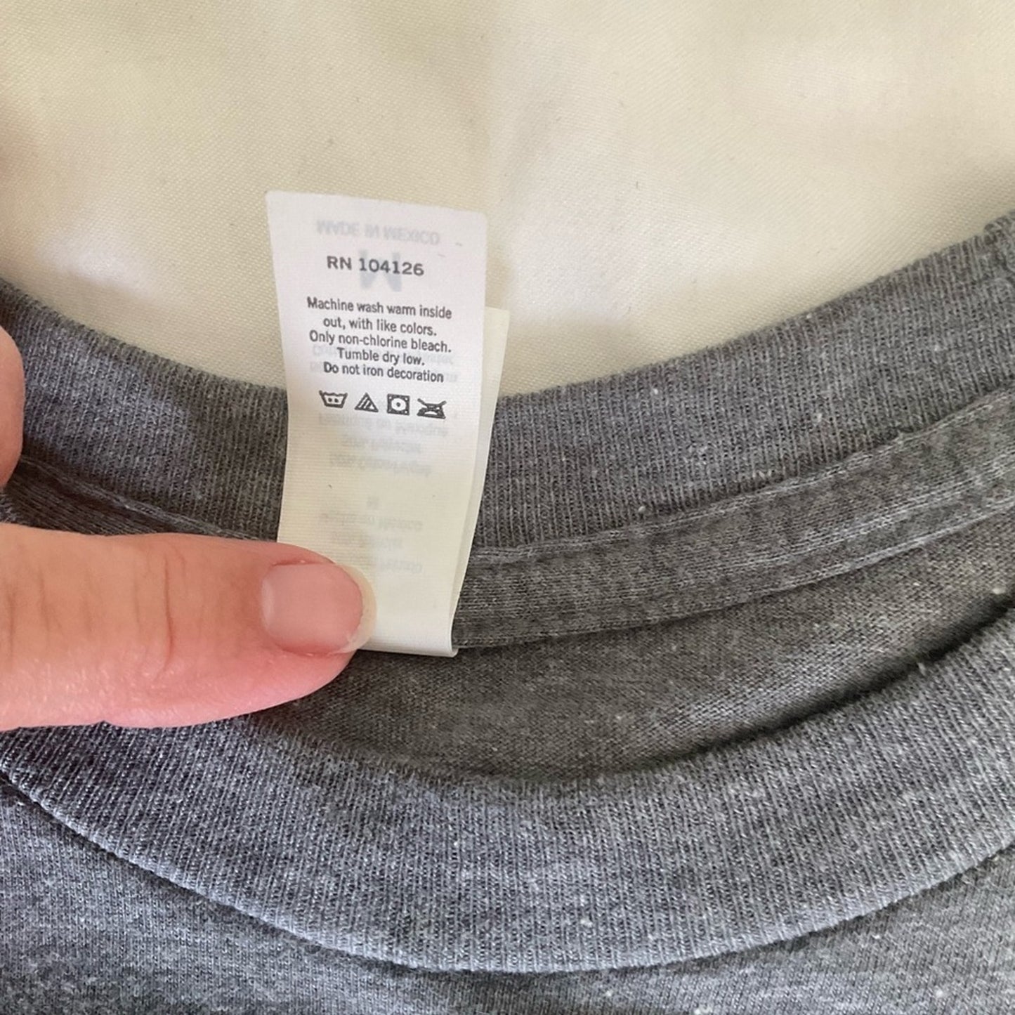 Tultex Gray Short Sleeve Tee