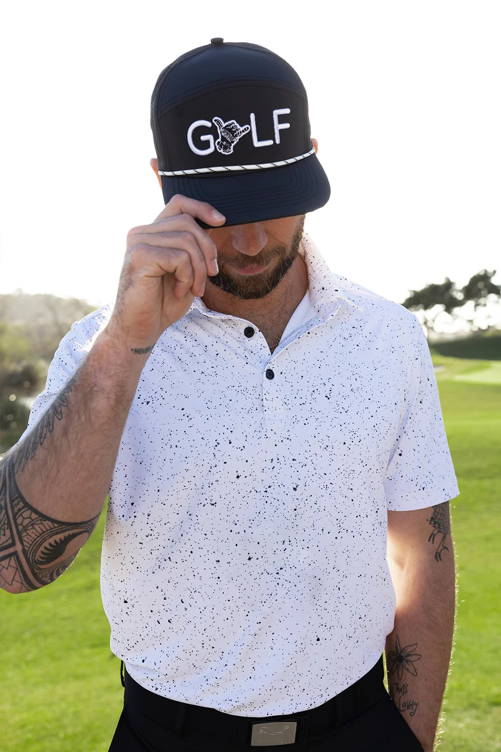 Sunday Swagger Golf Polo- Dawn