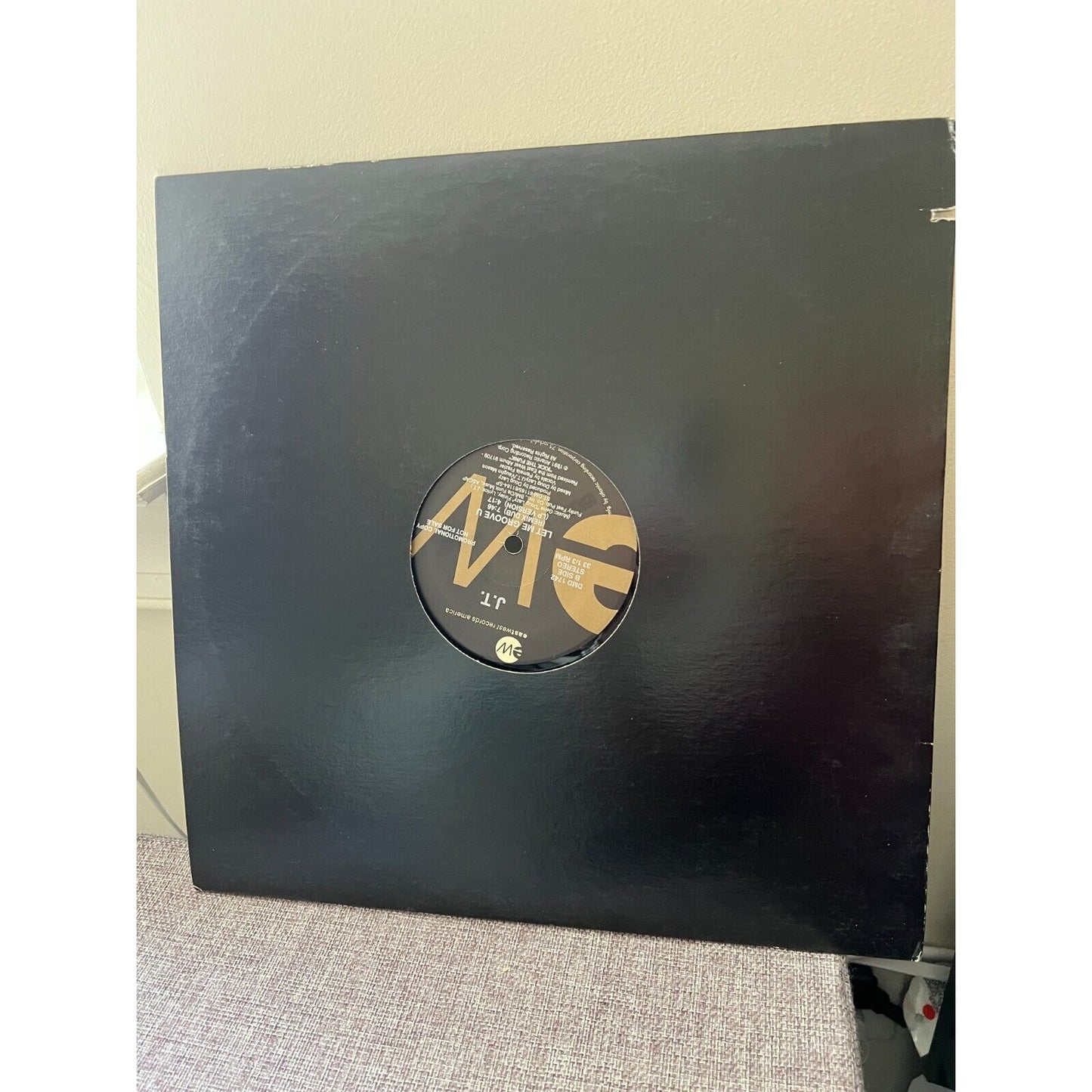 J.T. 12" Lp Let Me Groove U Record EX Cover VG+ PROMO Electronic On Vinyl