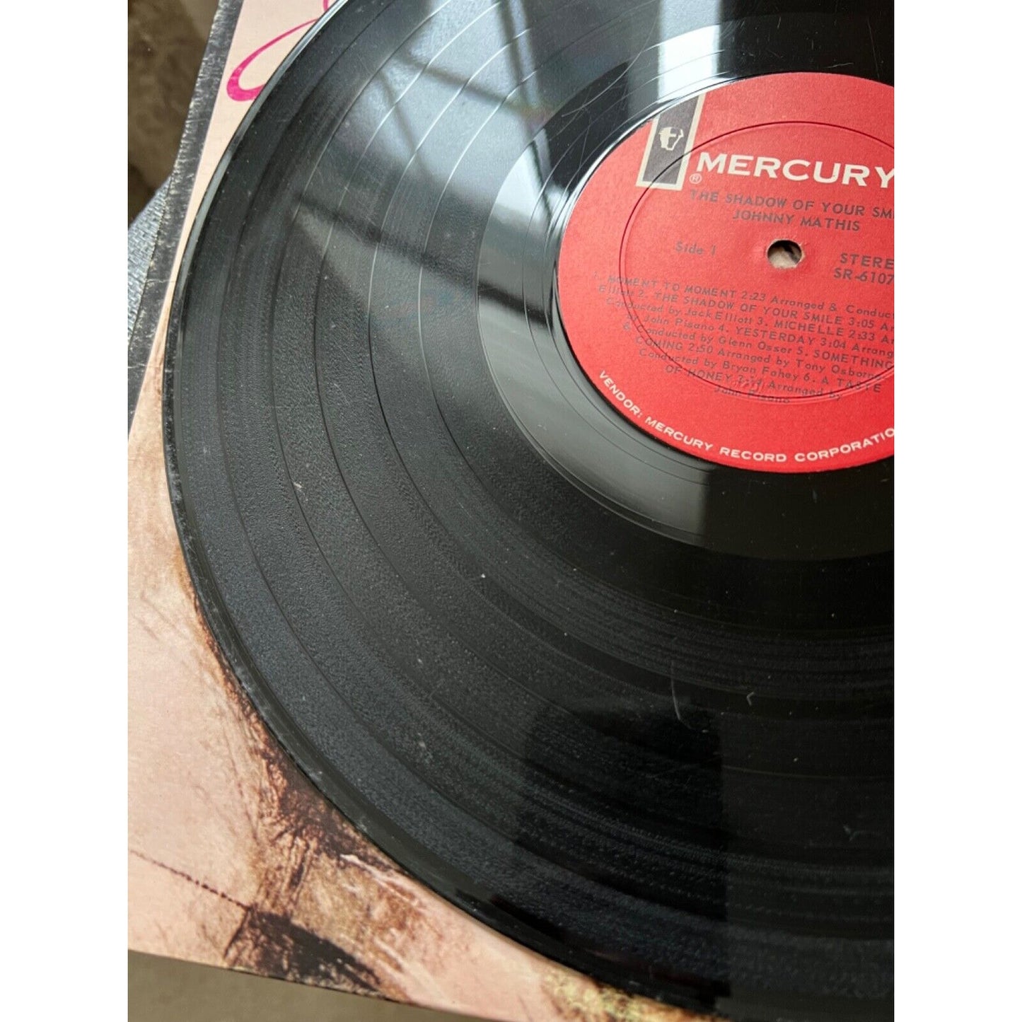 Johnny Mathis - The Shadow Of Your Smile - SR 61073 Vinyl Record LP