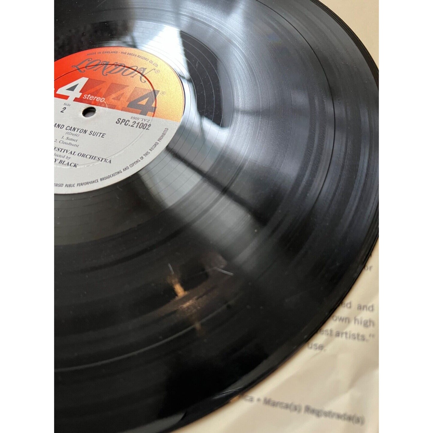Ferde Grofe' The London Festival Orchestra: Grand Canyon Suite LP vinyl record