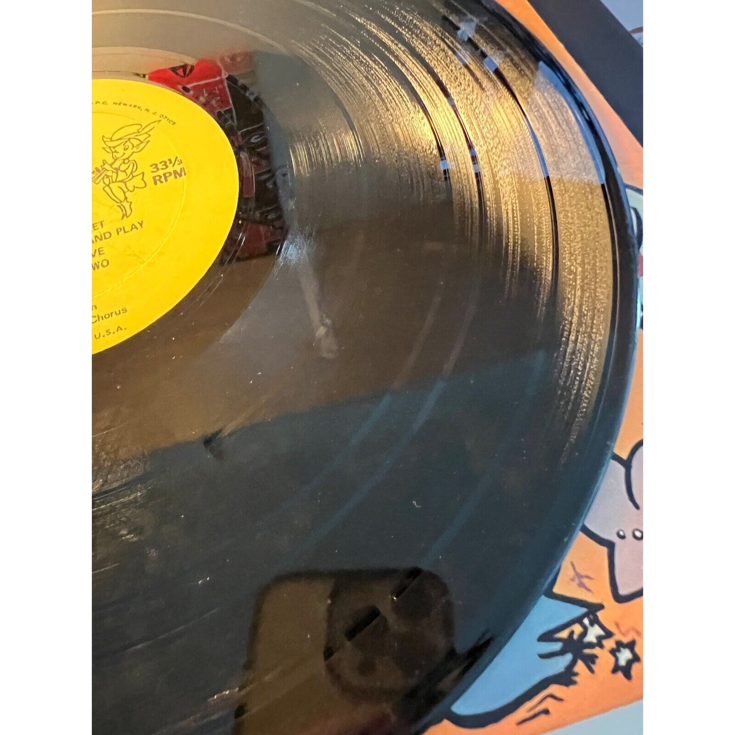 Peter Pan Chorus Sesame Street Rubber Duckie Vinyl Record