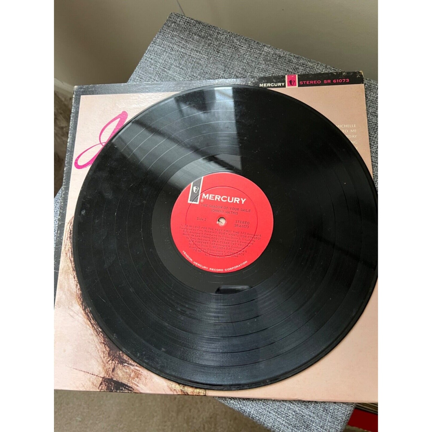 Johnny Mathis - The Shadow Of Your Smile - SR 61073 Vinyl Record LP