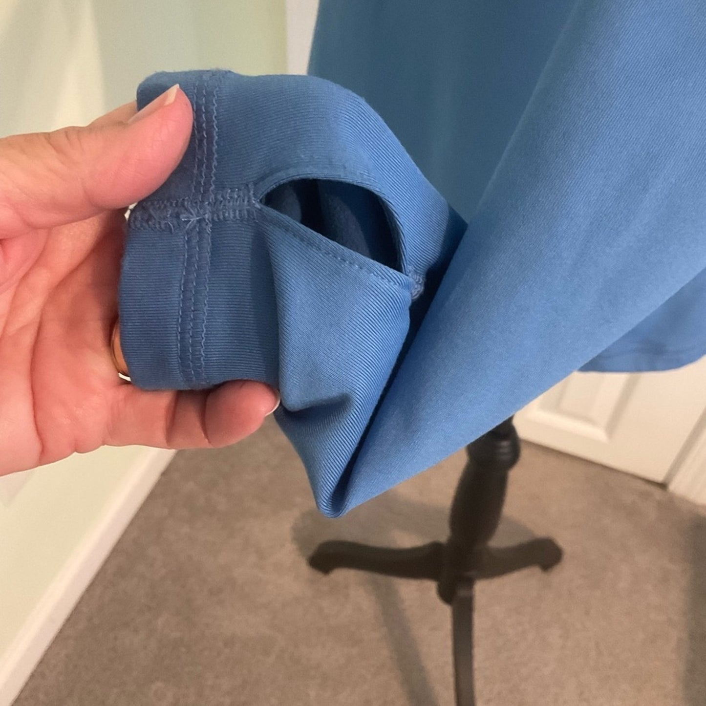 Nike Pro Blue Long Sleeve Top