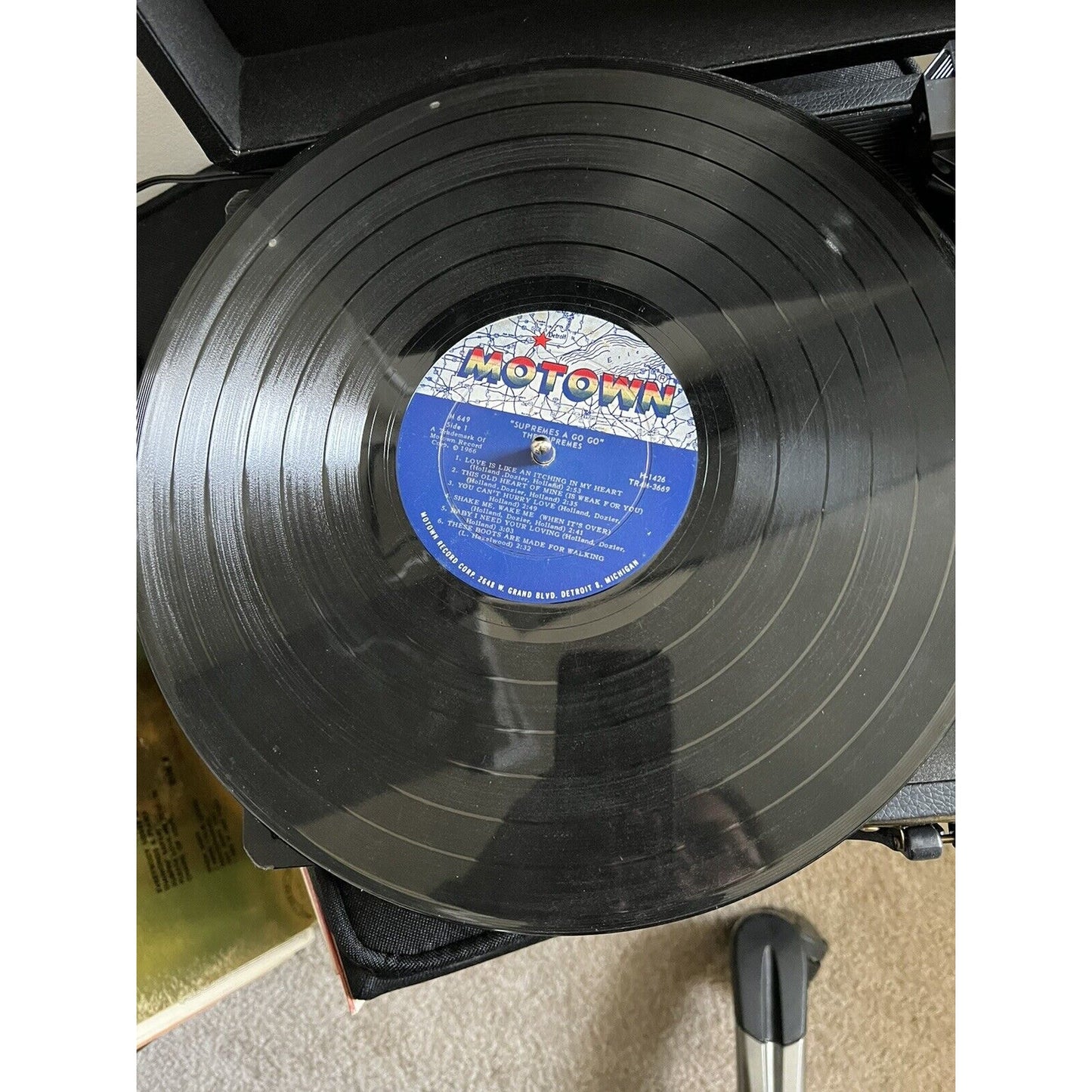 The Supremes "A Go Go" Original LP Vinyl Record 1966 Motown 649 Stereo