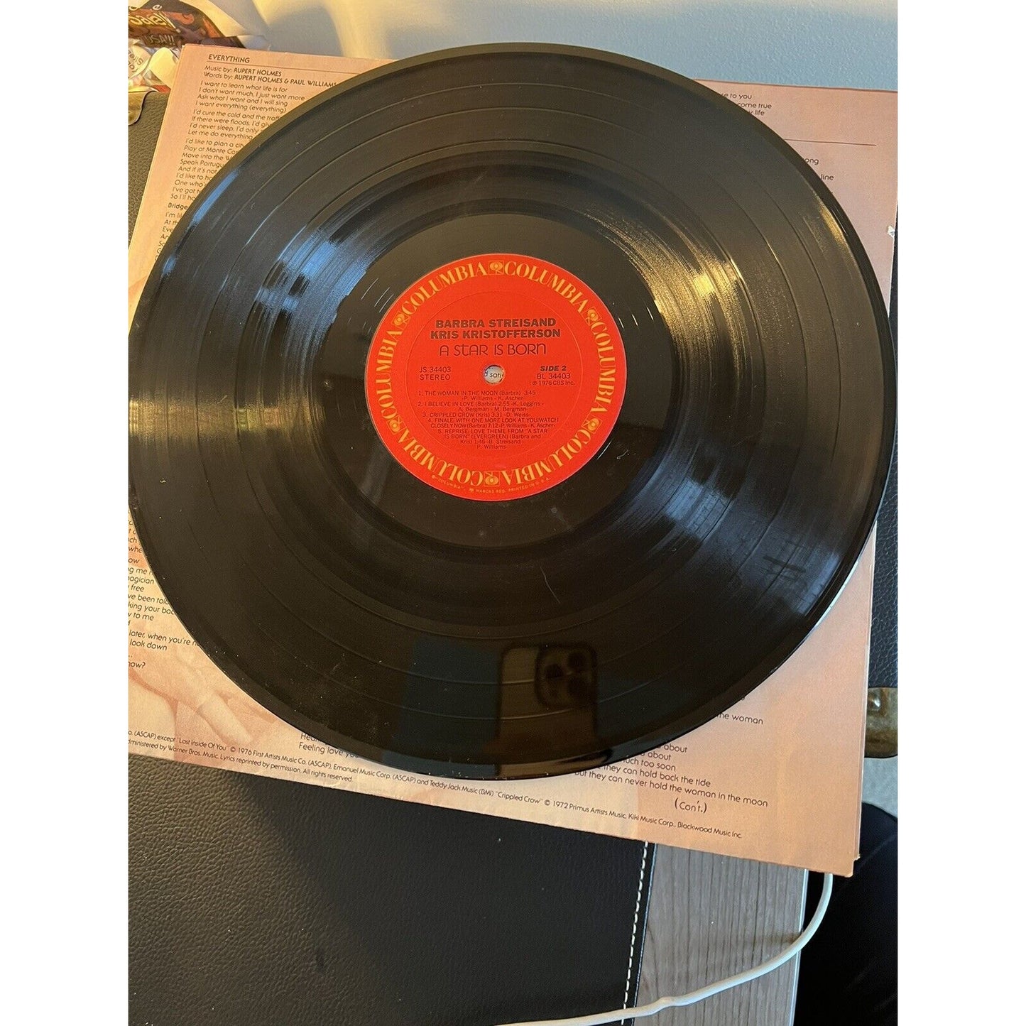 Streisand/ Kristofferson A Star is Born 1976 Columbia JS 34403 Vinyl LP