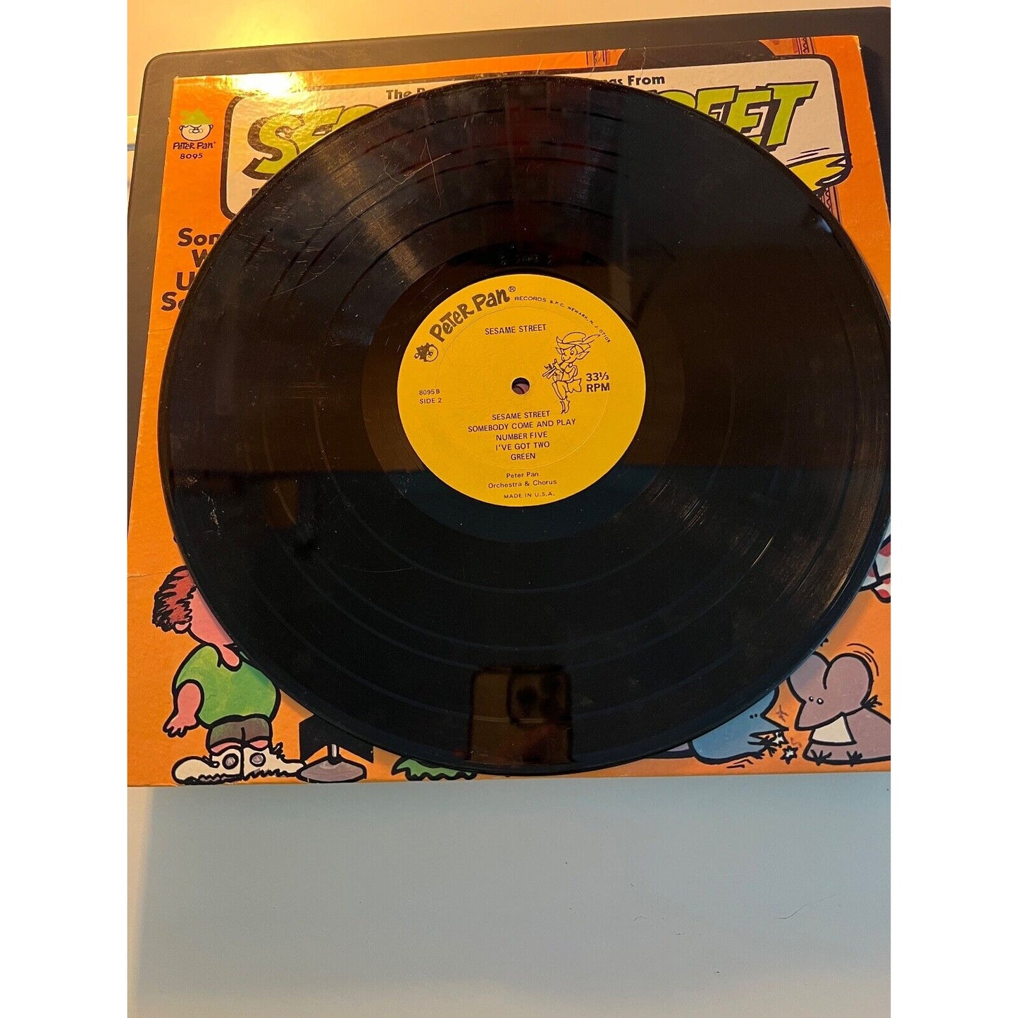Peter Pan Chorus Sesame Street Rubber Duckie Vinyl Record