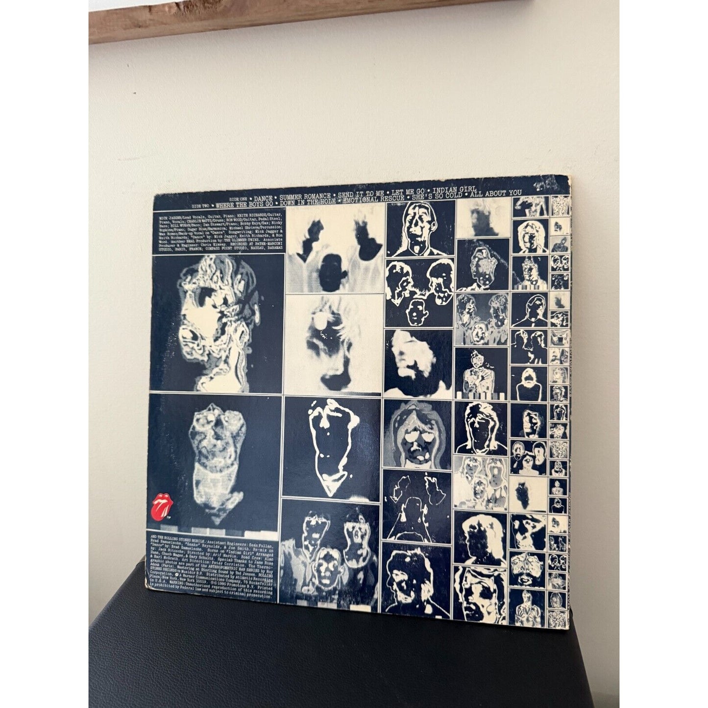 The Rolling Stones Emotional Rescue 1980 VinylLP Warner Records COC-16015
