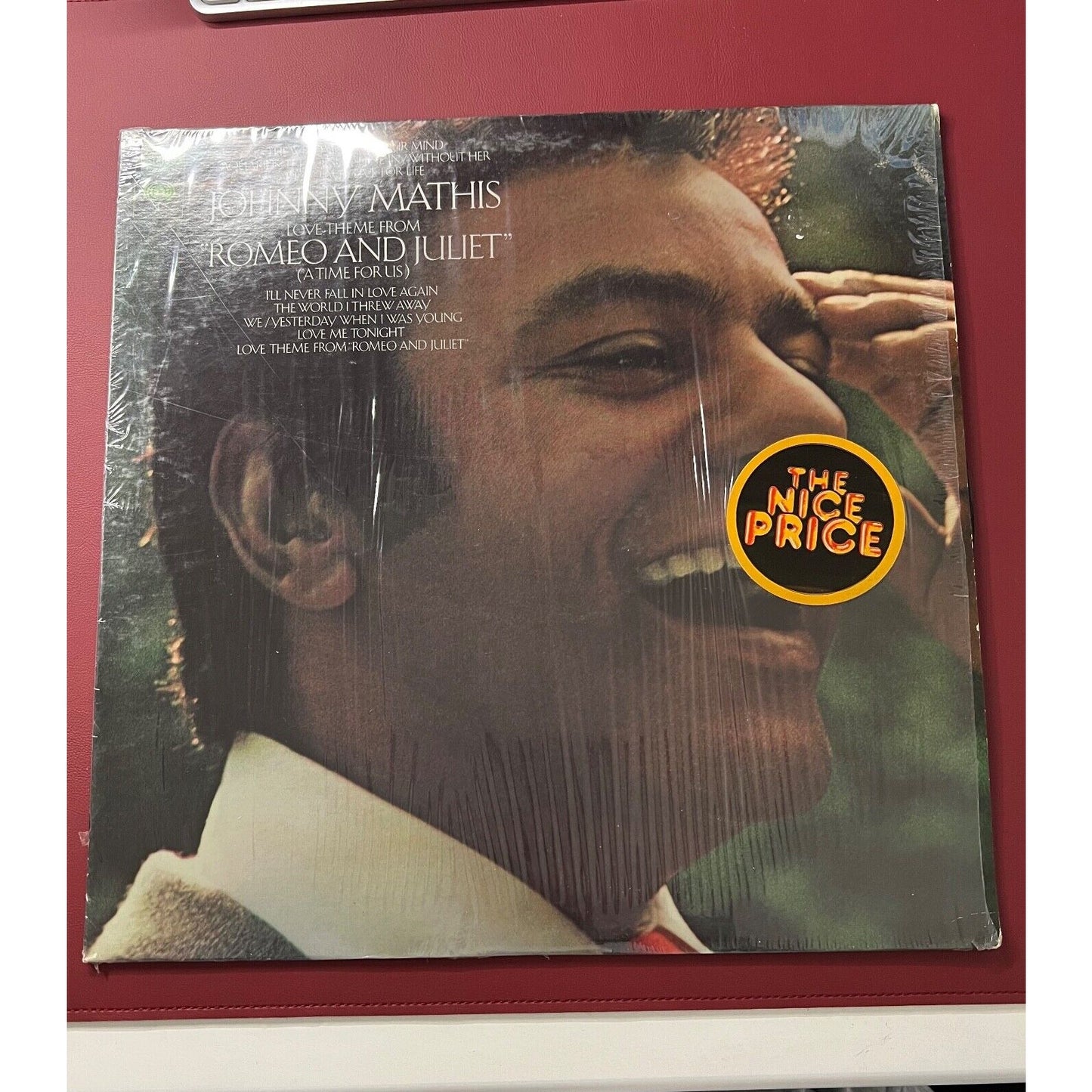 Johnny Mathis – Love Theme From Romeo And Juliet (A Time For Us) - 1969 Vinyl LP