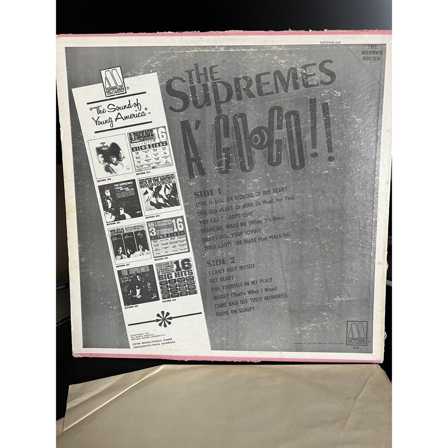 The Supremes "A Go Go" Original LP Vinyl Record 1966 Motown 649 Stereo