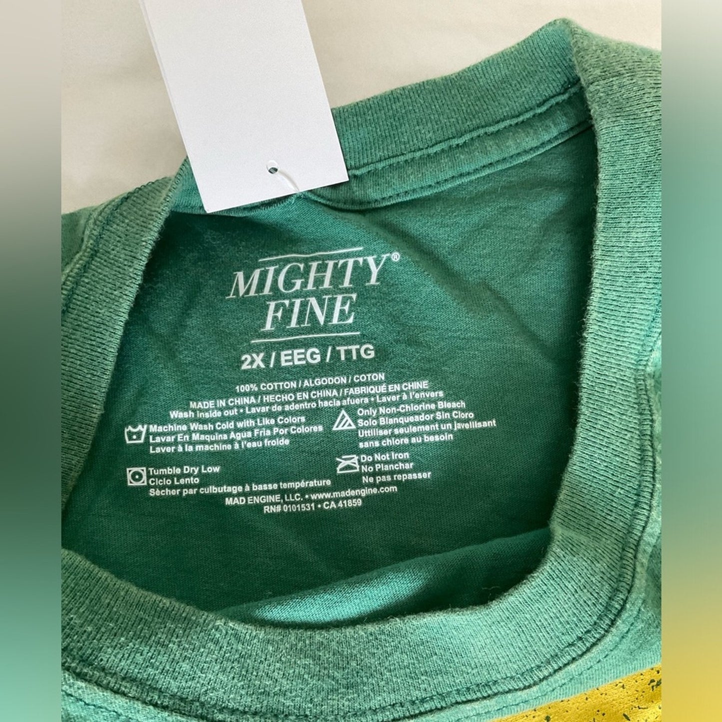 Mighty Fine short sleeve t-shirt 100% Cotton.