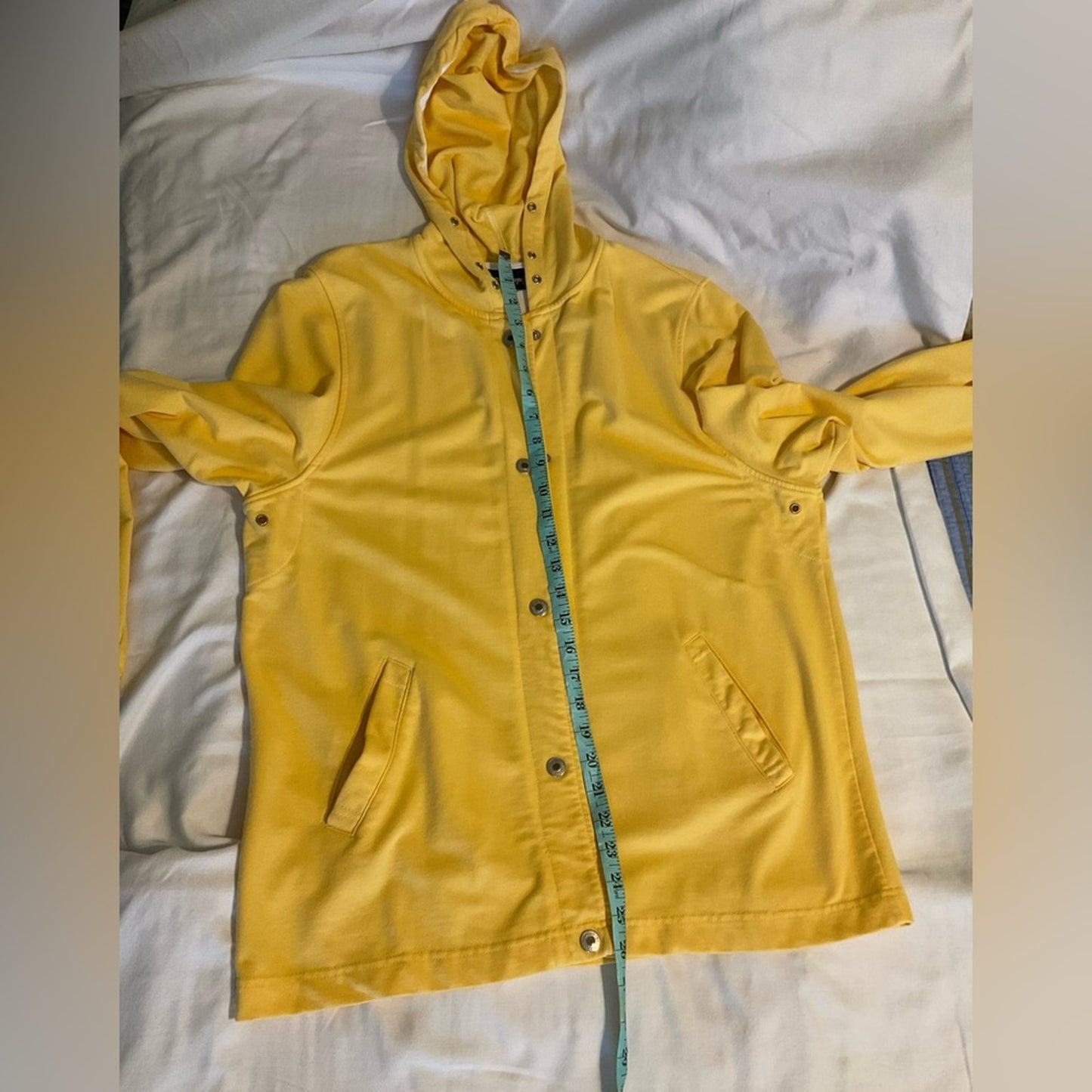 Sag Harbor Yellow Utility Jacket with Hood