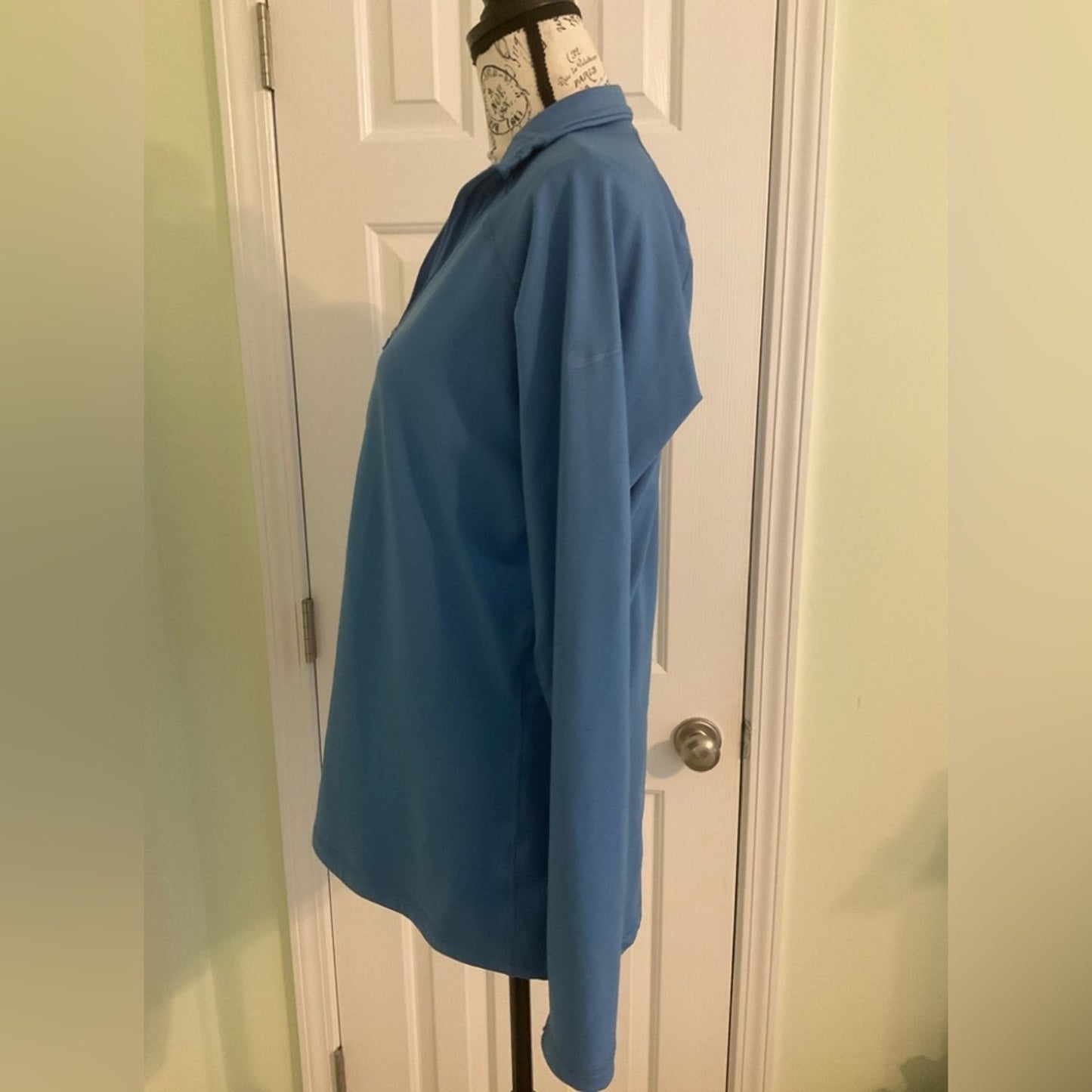 Nike Pro Blue Long Sleeve Top