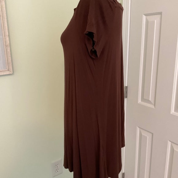 Zattcas Brown tunic top