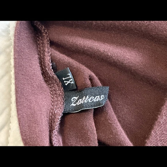 Zattcas Brown tunic top