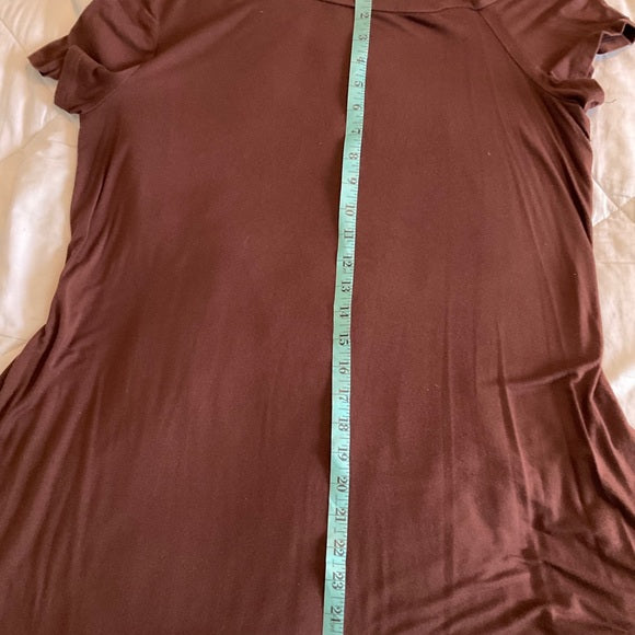 Zattcas Brown tunic top