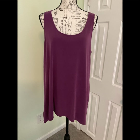 Cato Purple tunic tank