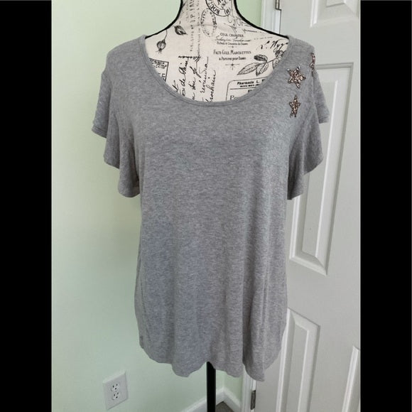 cha cha vente gray t shirt
