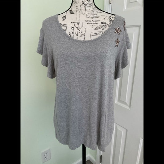 cha cha vente gray t shirt
