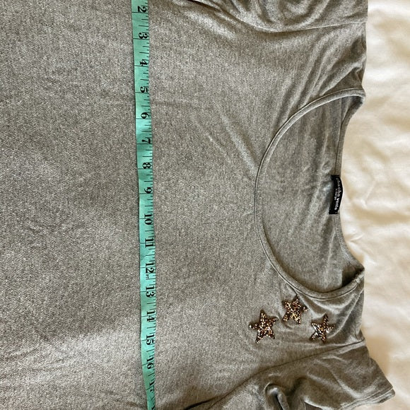 cha cha vente gray t shirt