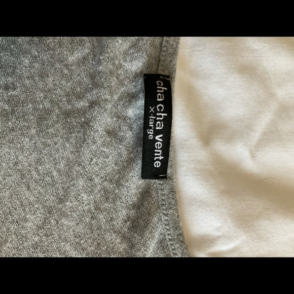 cha cha vente gray t shirt