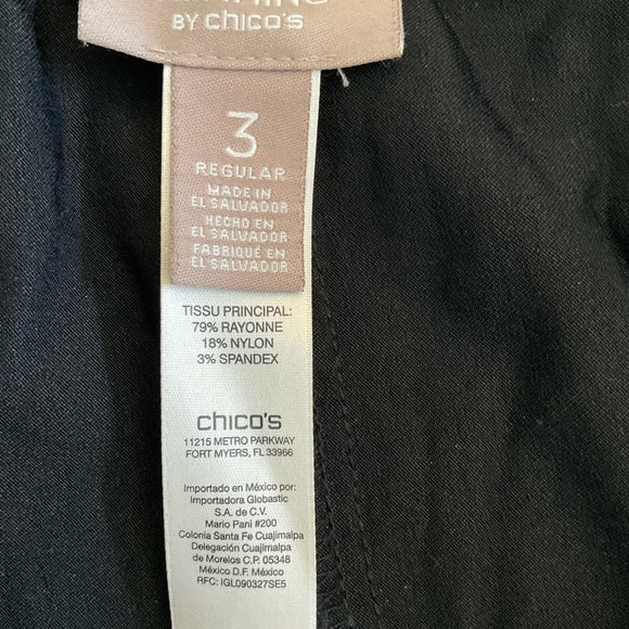 Chico’s black pants