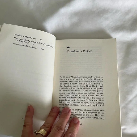 The Miracle of Mindfulness book