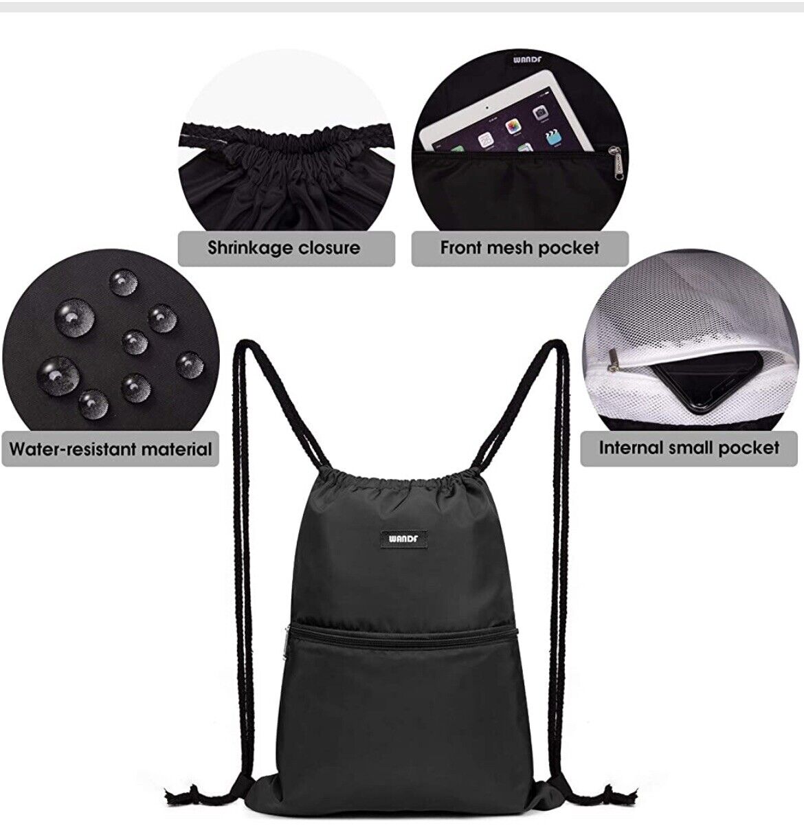 WANDF Drawstring Backpack