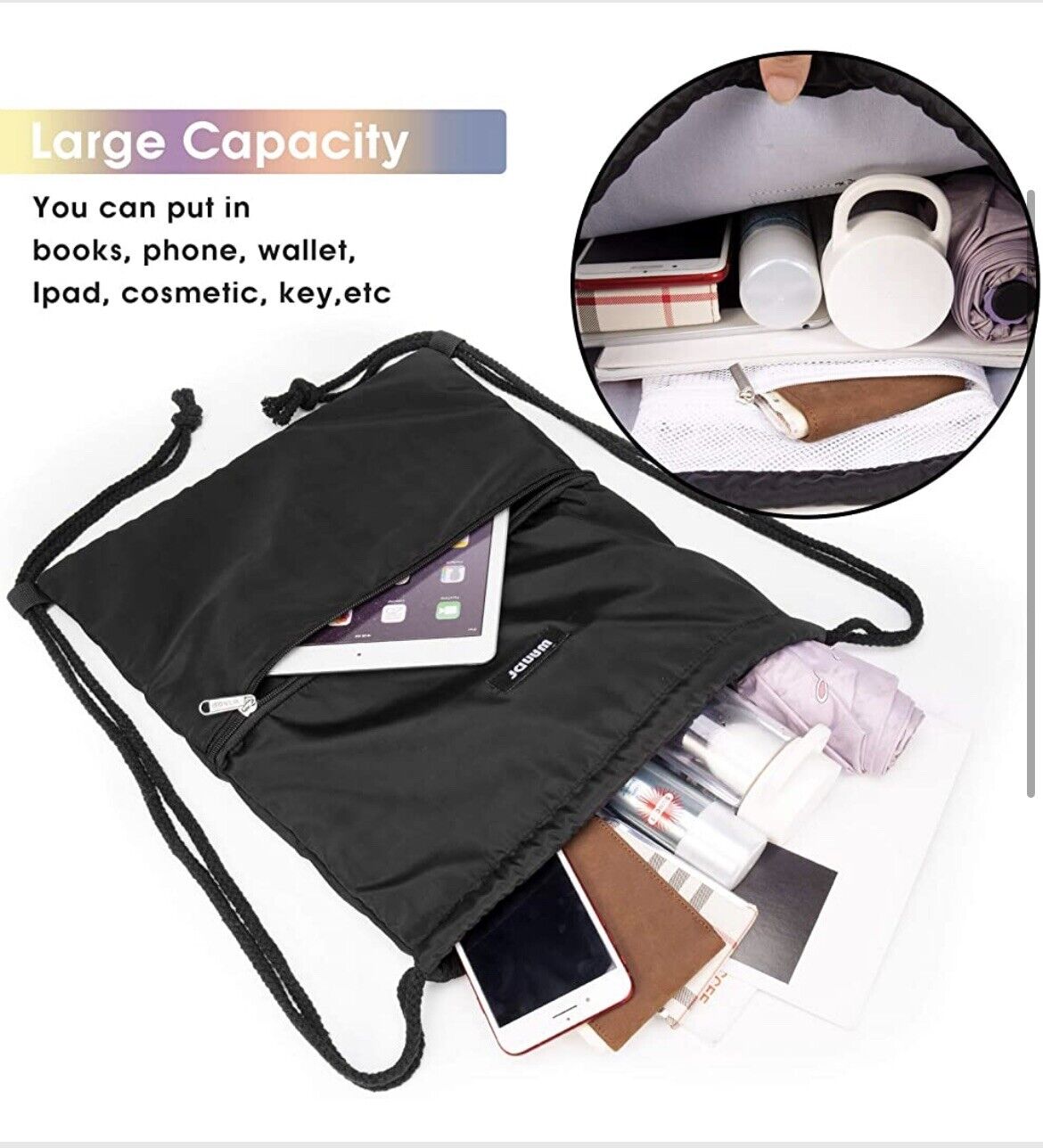 WANDF Drawstring Backpack