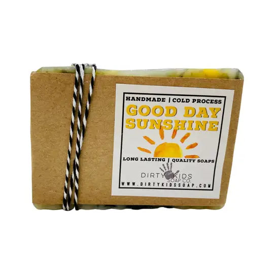 dkhandmade - GOOD DAY SUNSHINE BAR SOAP 4oz. /COLD PROCESS /MOISTURIZING