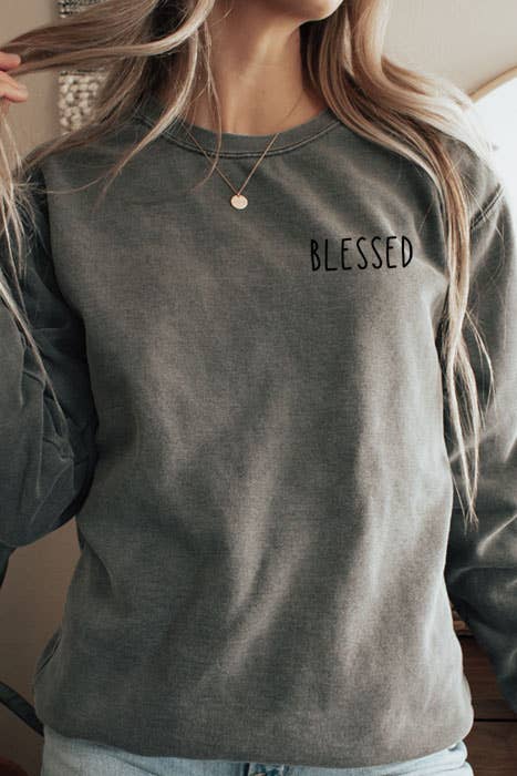 Wildberry Waves - Blessed Sweatshirt