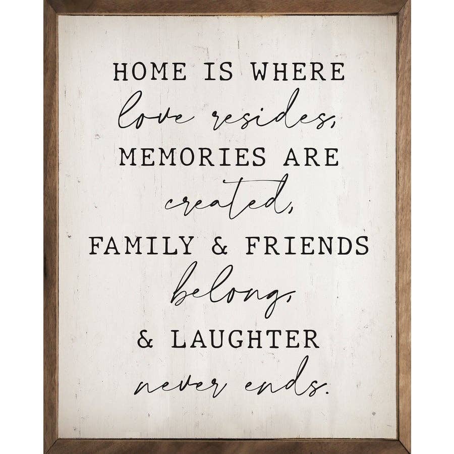 Kendrick Home - Home Is Where Love Resides Whitewash