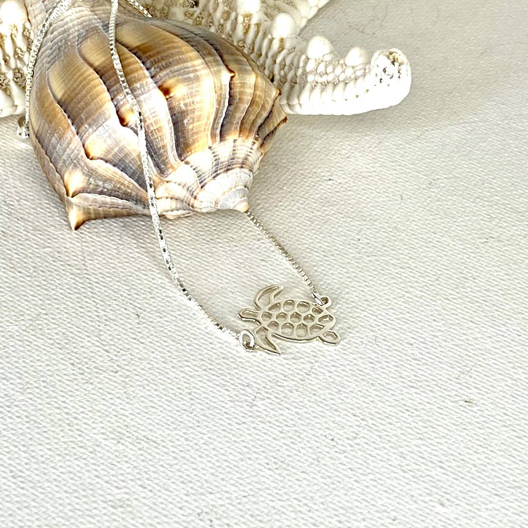 Sterling silver Bolo Turtle Bracelet