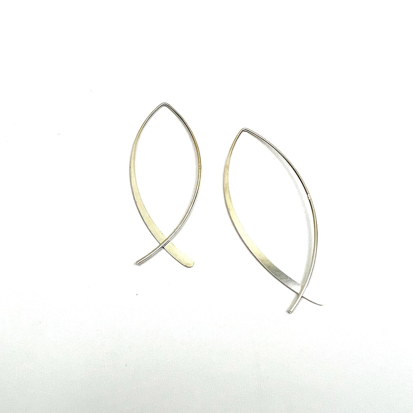 Jackie Gallagher Designs - Sterling silver Fish Earrings