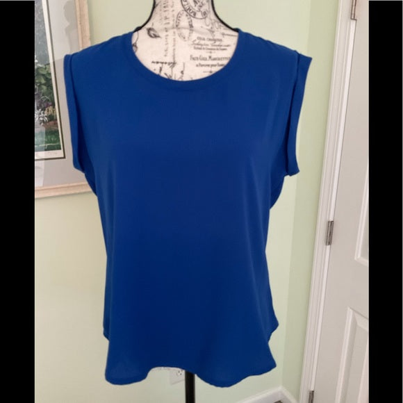 ABS by Allen Schwartz Royal blue s/s tank
