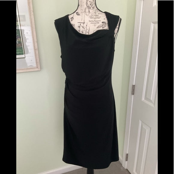 Ronni Nicole black dress